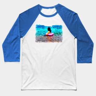 A girl in a sea Baseball T-Shirt